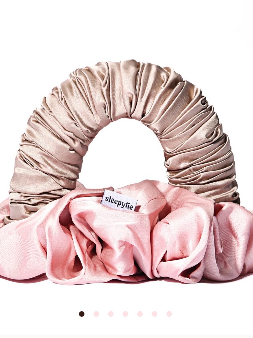 Sleepy Tie Satin Blow Out Protector Medium Scrunchie